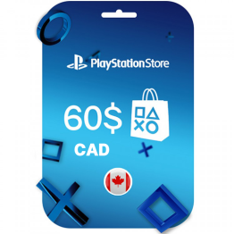 PSN 60$ Gift Card Canada دیجیتالی 